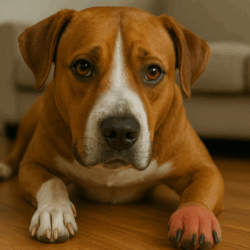 dog paw swelling