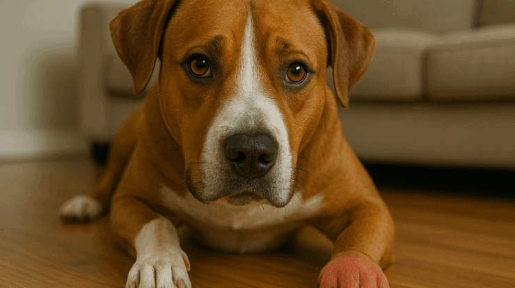 dog paw swelling