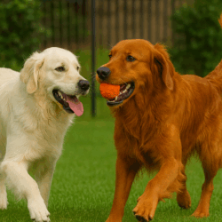 red golden retriever