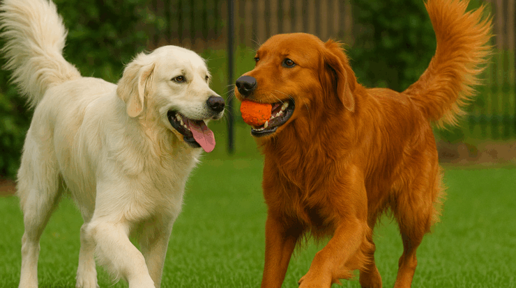 red golden retriever